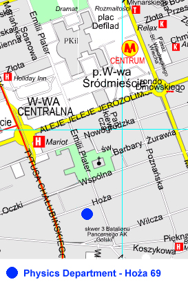 Warsaw map
